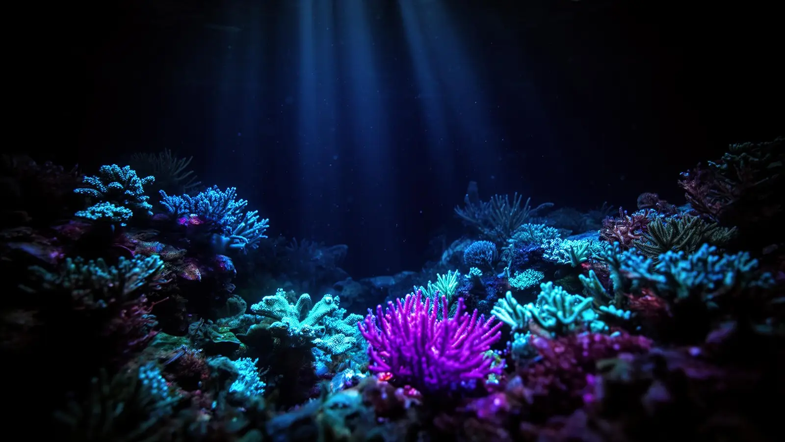 Cinematic coral reef